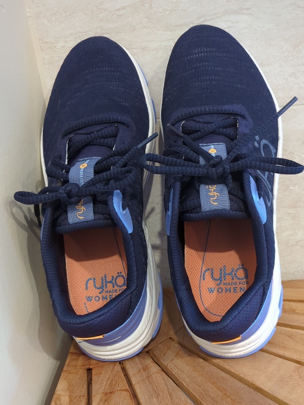 Ryka Devotion X Max RS Walking Shoes in Academy Dark Navy Blue (Size 7 M)